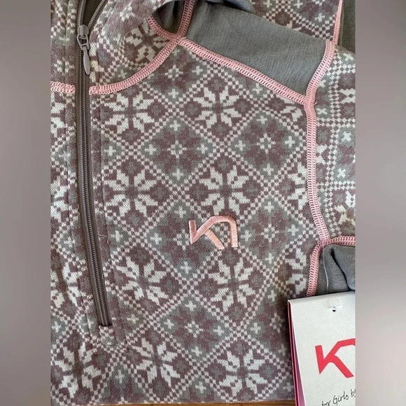 Kari Traa Rose Half Zip Baselayer Hoodie - 100% Merino Wool - Picture 5 of 8